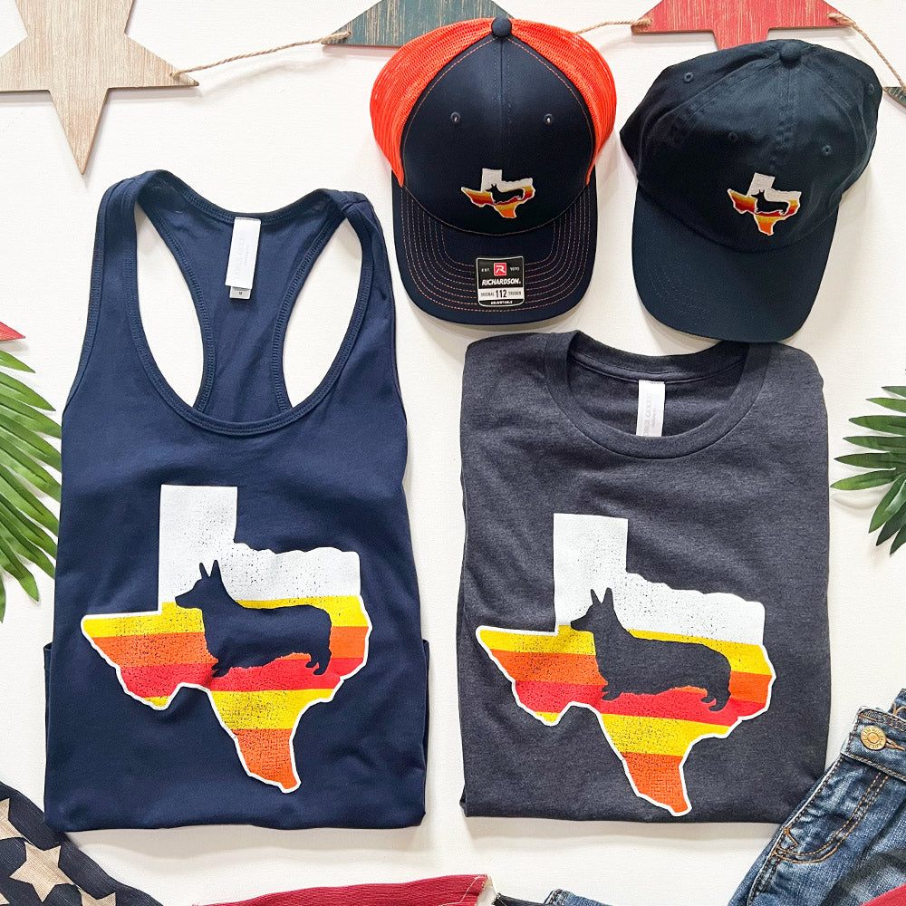 Space City Texas Corgi Short Sleeve Tee