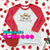 CG Corgi V-Day Crew 3/4 Sleeve Tee Shirt