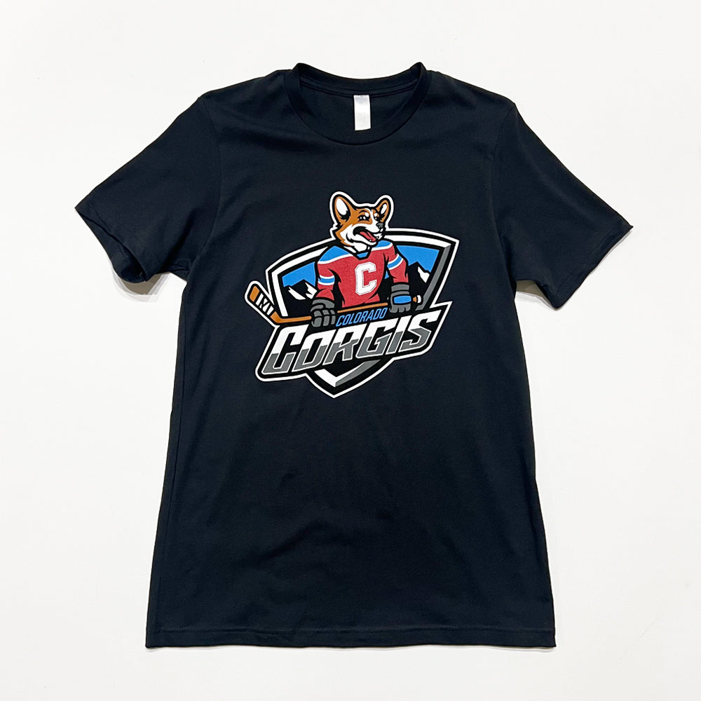 CG Colorado Corgis Hockey Tee Shirt