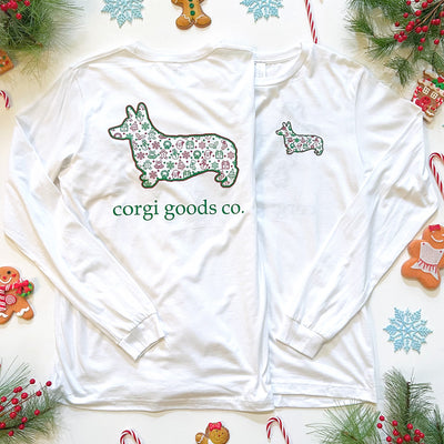 Corgi Christmas Mood Long Sleeve Tee
