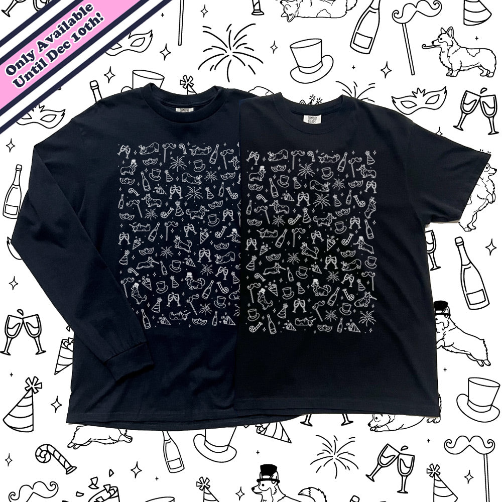 New Year's Eve Party Essentials Long Sleeve Tee Shirt (Limited Release)