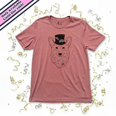 New Year's Party Pupper Short Sleeve Tee Shirt (Limited Release)