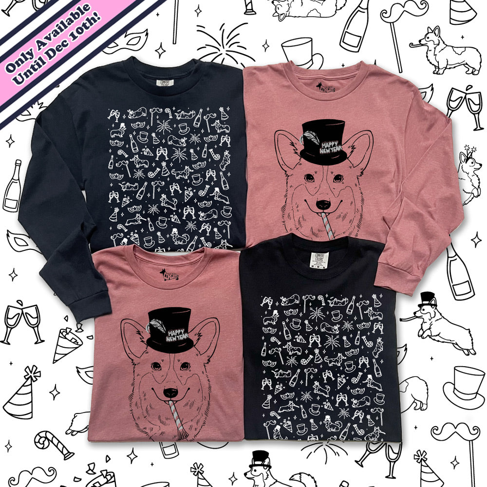 New Year's Eve Party Essentials Long Sleeve Tee Shirt (Limited Release)