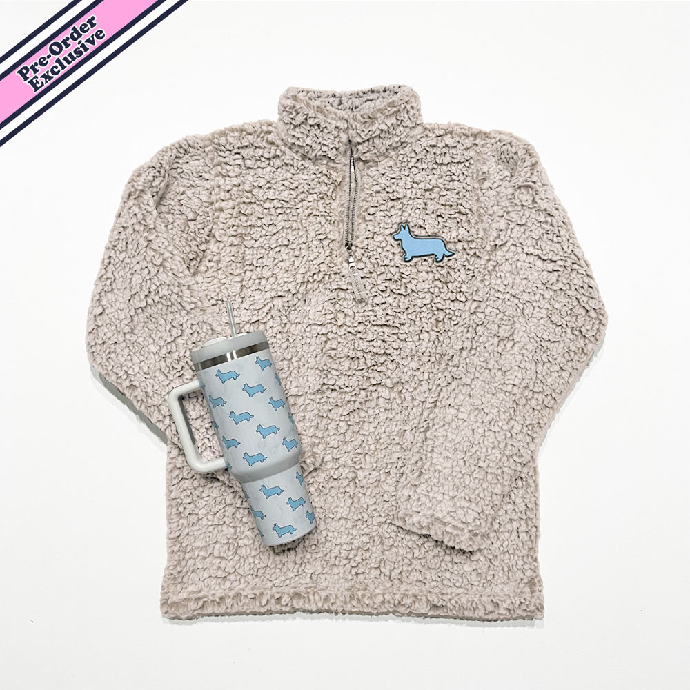 Cozy Essentials Cardigan (w/ Tail) Corgi Gift Box (Pre-Order Exclusive - December Delivery)