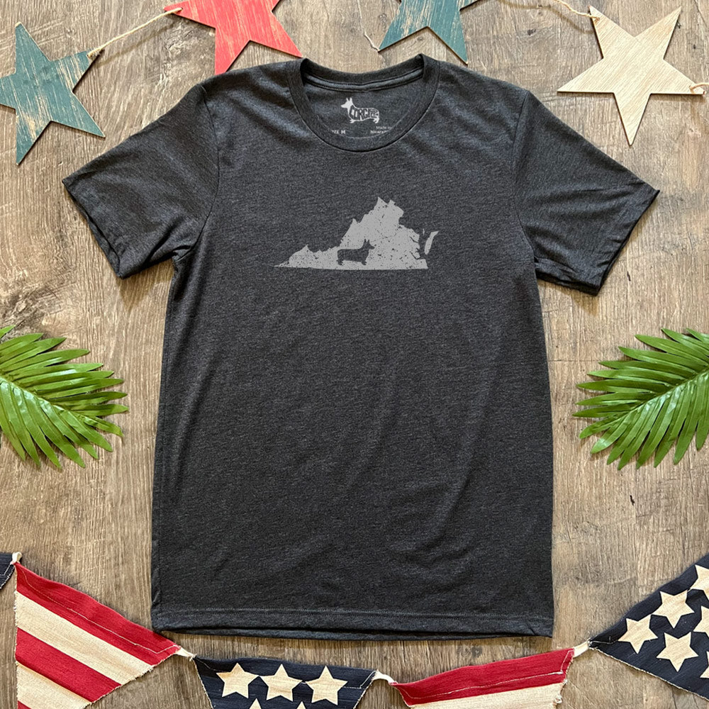 Corgi State Pride Tee Shirt - Pembroke (Multiple States N-Z)