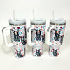 Corgi Sugar Skull 40oz Tumbler (Limited Run)