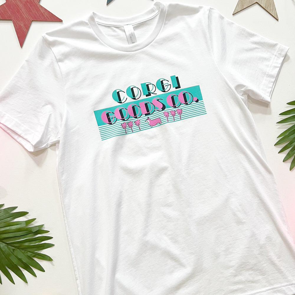 Corgi Vice Retro Short Sleeve Tee Shirt