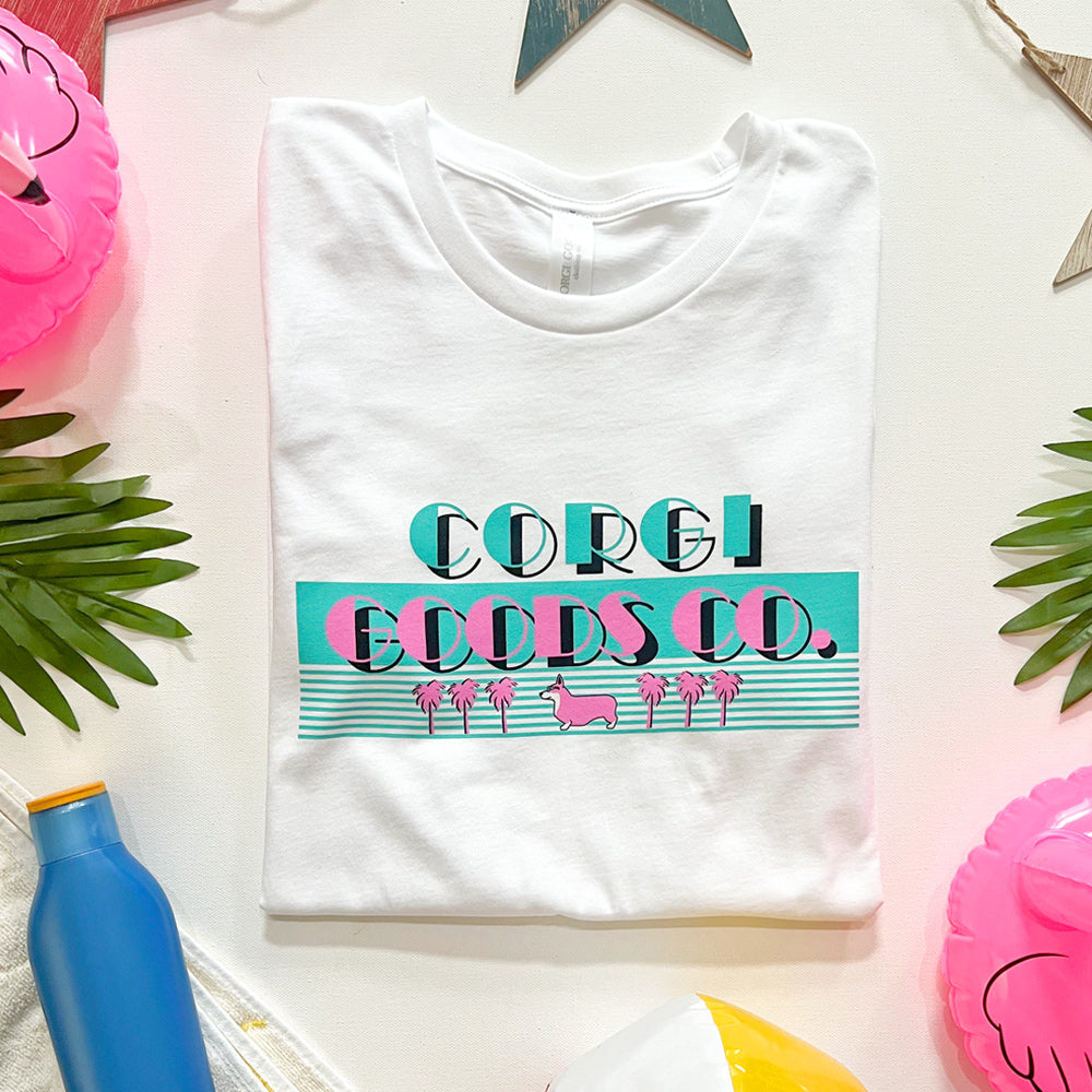 Corgi Vice Retro Short Sleeve Tee Shirt