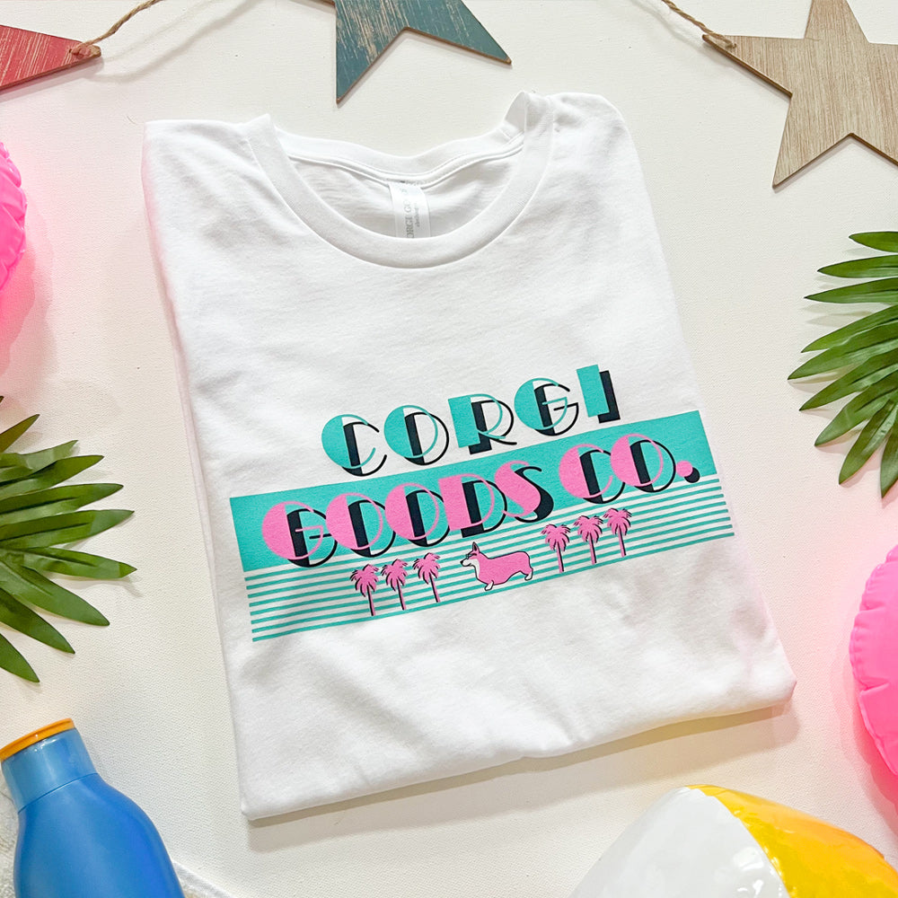 Corgi Vice Retro Short Sleeve Tee Shirt