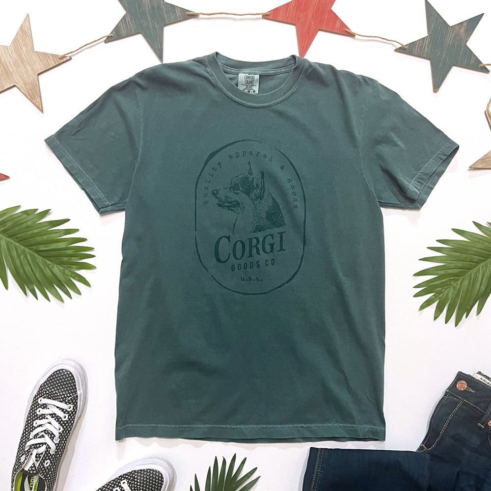 CG Corgi Vintage Label Short Sleeve Tee Shirt