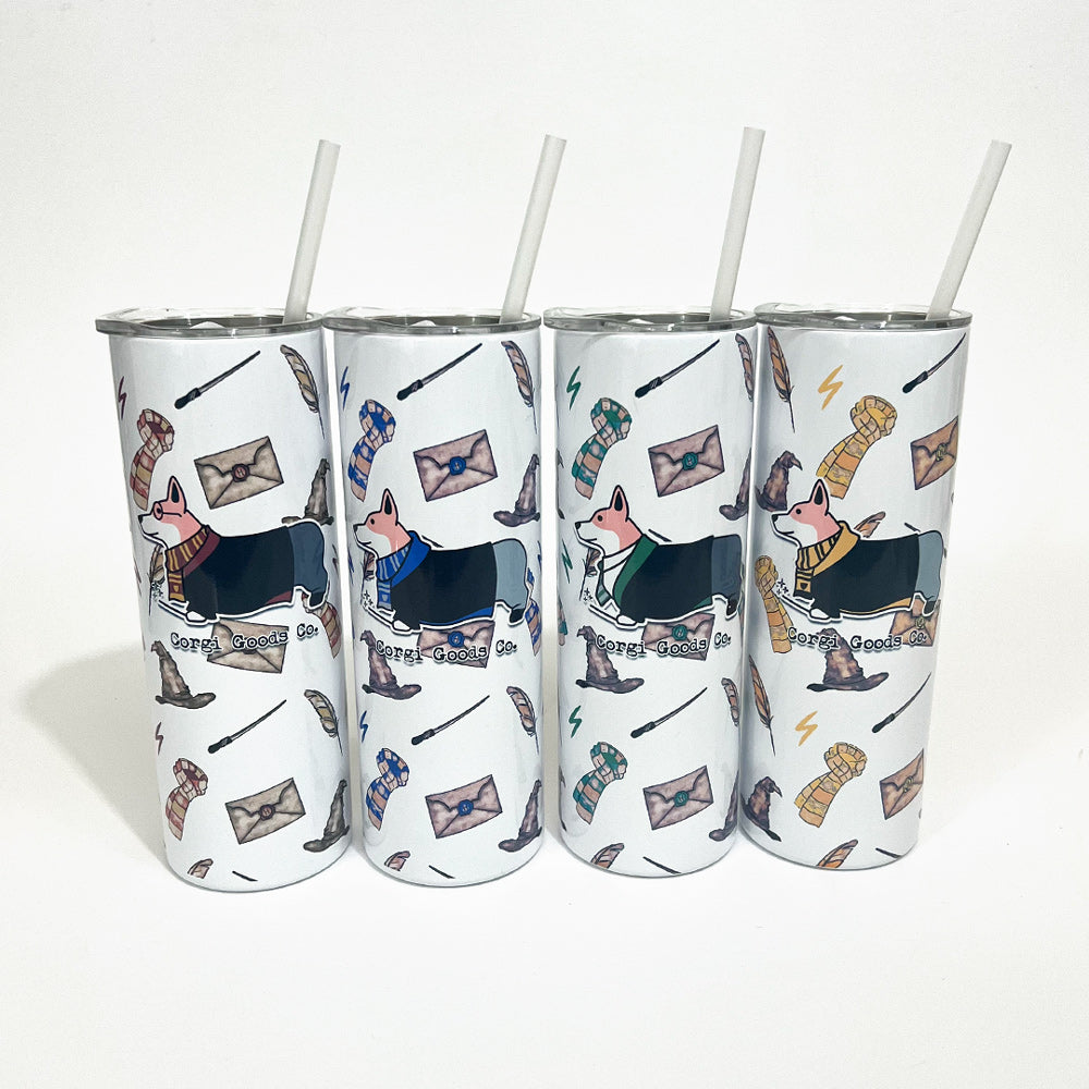 Signature Series Wizard Team 20oz Skinny Tumbler (Multiple Team Options)