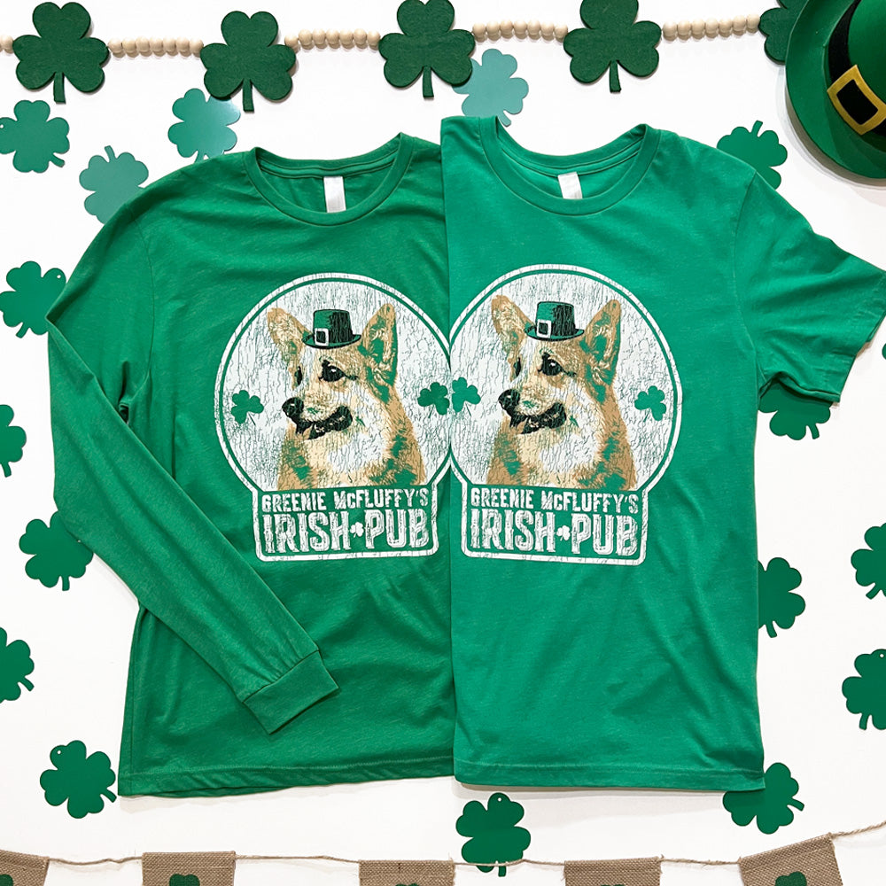 Greenie McFluffy's Irish Pub 2025 Short Sleeve Tee