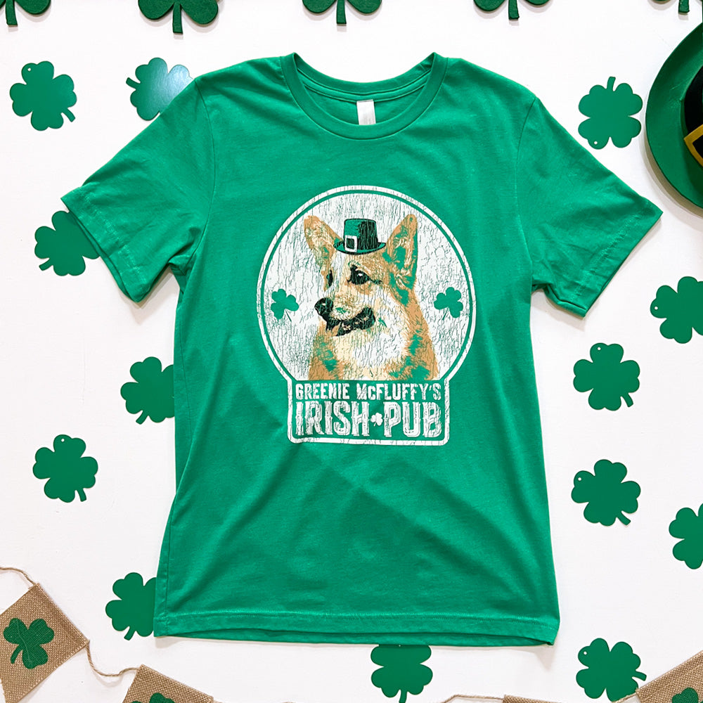 Greenie McFluffy's Irish Pub 2025 Short Sleeve Tee