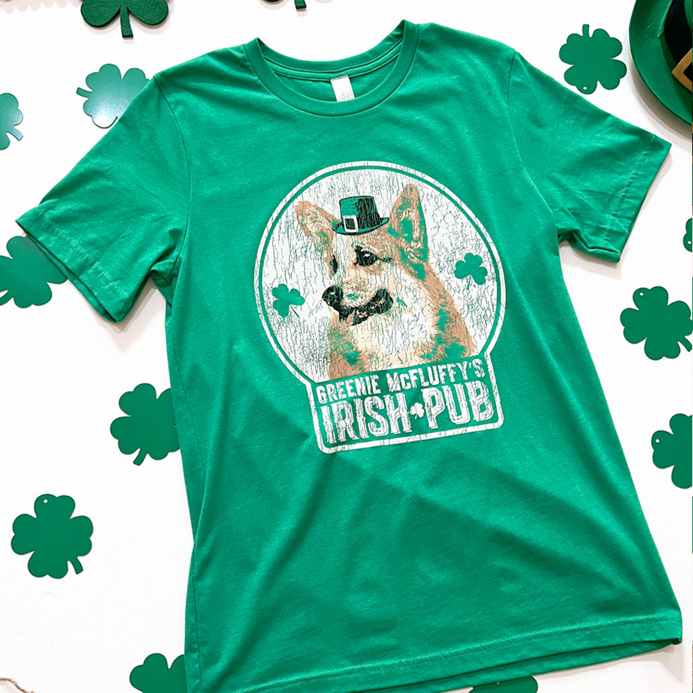 Greenie McFluffy's Irish Pub 2025 Short Sleeve Tee