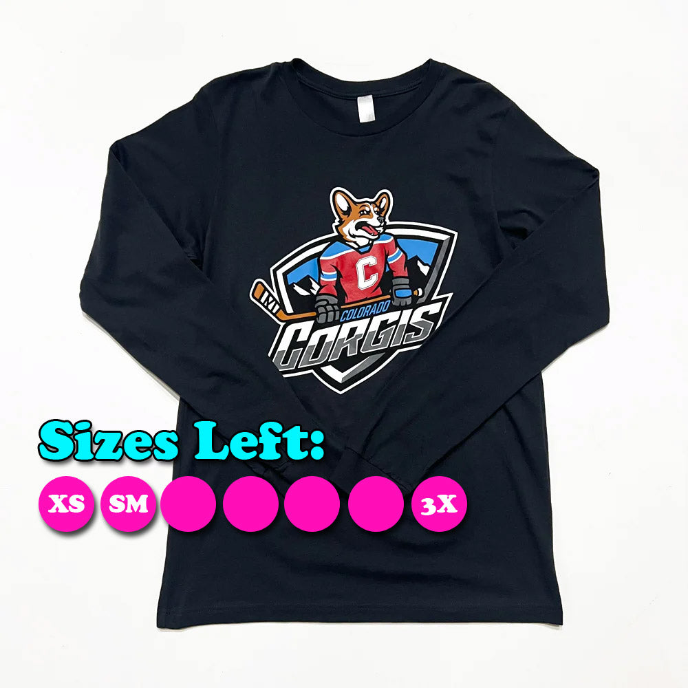 Colorado Corgis Hockey Long Sleeve Tee