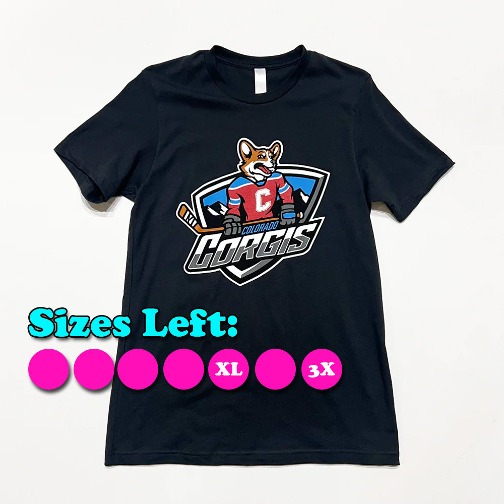 Colorado Corgis Hockey Tee Shirt