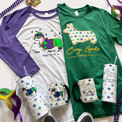 CG Pawty Gras 2025 3/4 Sleeve Tee