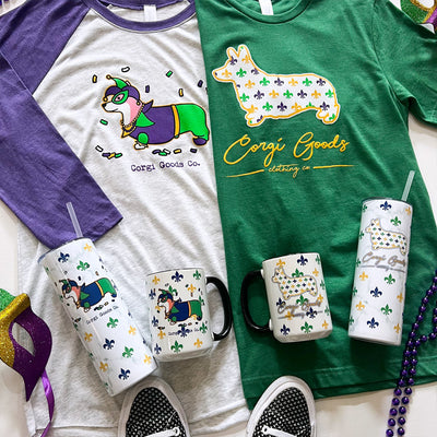 CG Pawty Gras 2025 3/4 Sleeve Tee