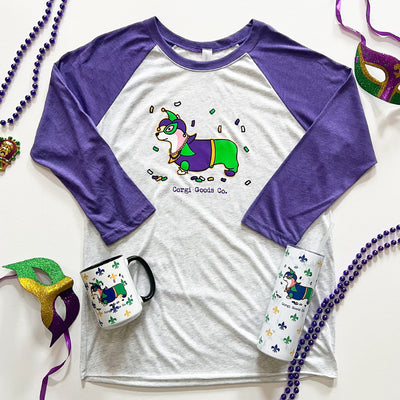 CG Pawty Gras 2025 3/4 Sleeve Tee