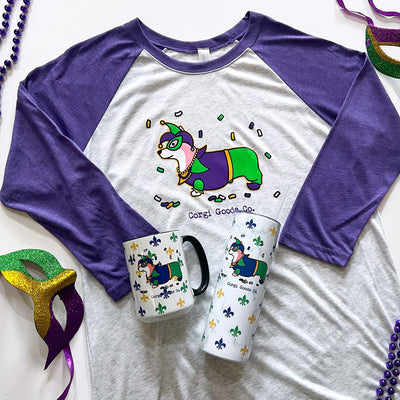 CG Pawty Gras 2025 3/4 Sleeve Tee