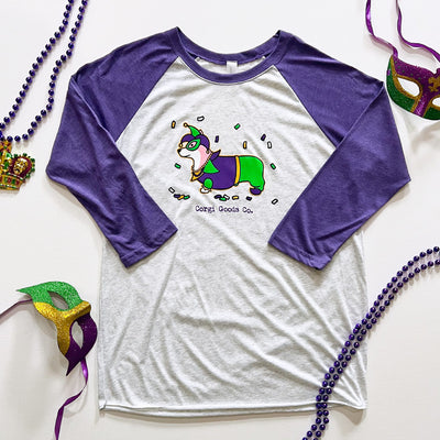 CG Pawty Gras 2025 3/4 Sleeve Tee