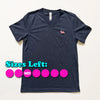 Signature Pink Logo V-Neck Tee Shirt