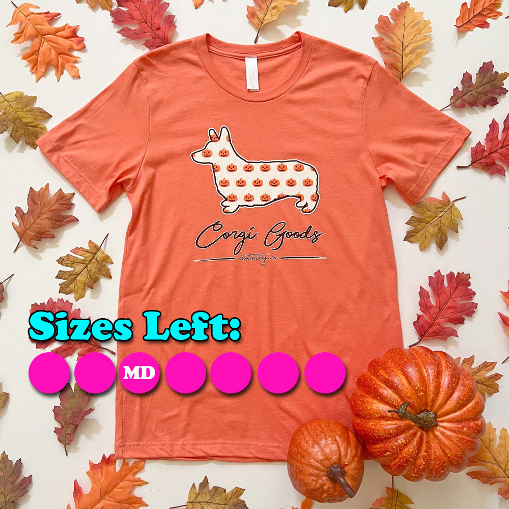CG Signature Series Pumpkin Print Short Sleeve Tee Shirt