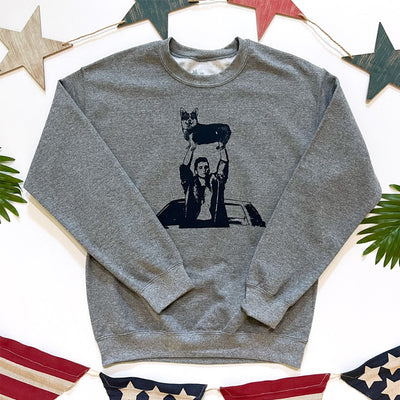 Say Corgi Things Retro Sweatshirt