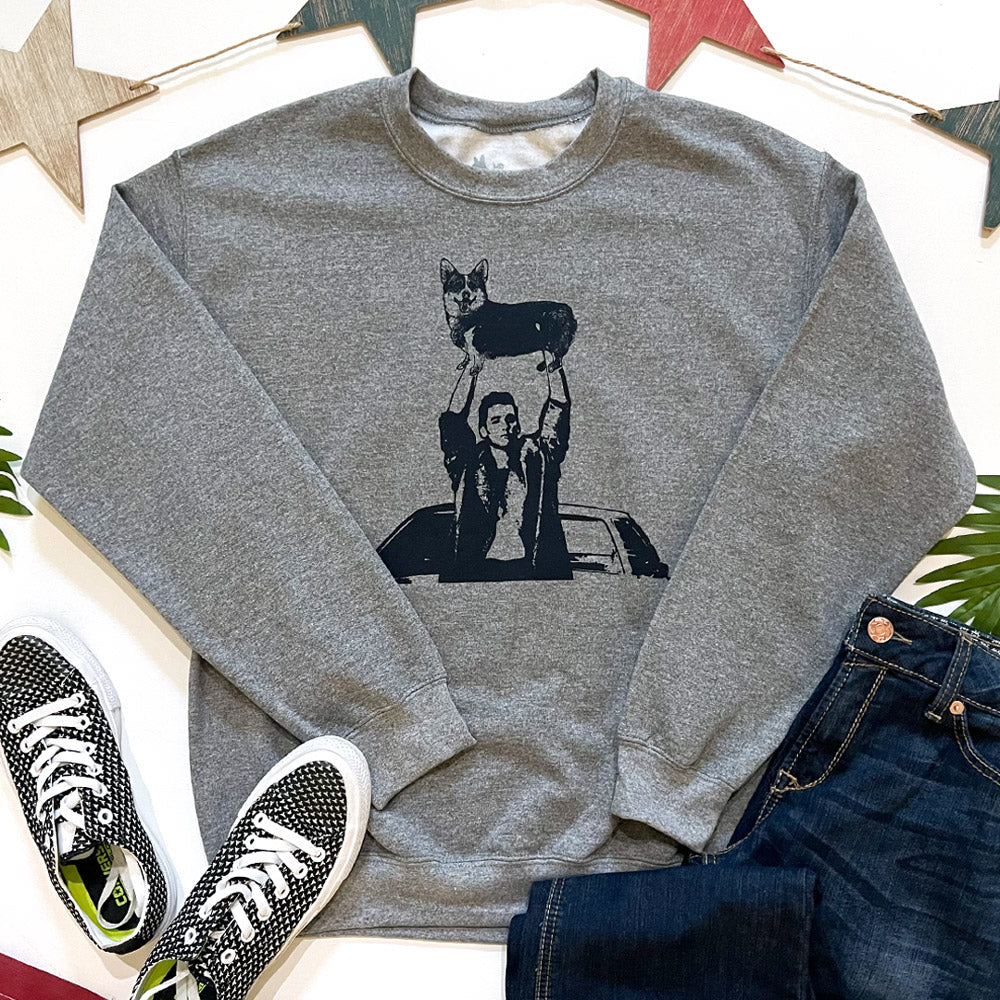 Say Corgi Things Retro Sweatshirt