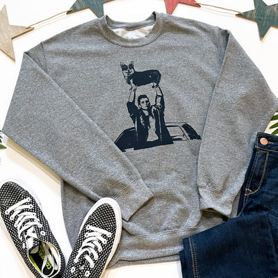 Say Corgi Things Retro Sweatshirt