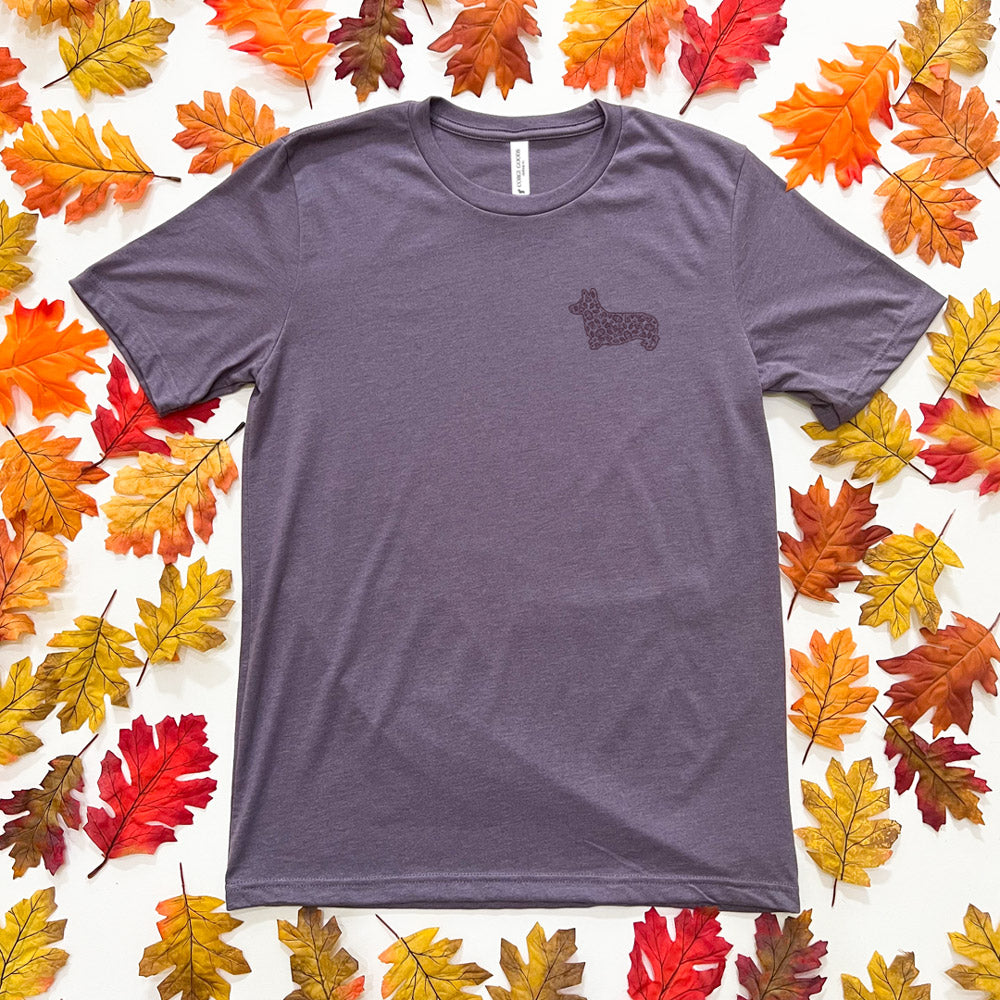 Corgi Fall Mood Short Sleeve Tee Shirt