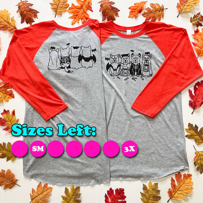 CG Corgi Tricks for Treats II 2024 3/4 Sleeve Tee Shirt