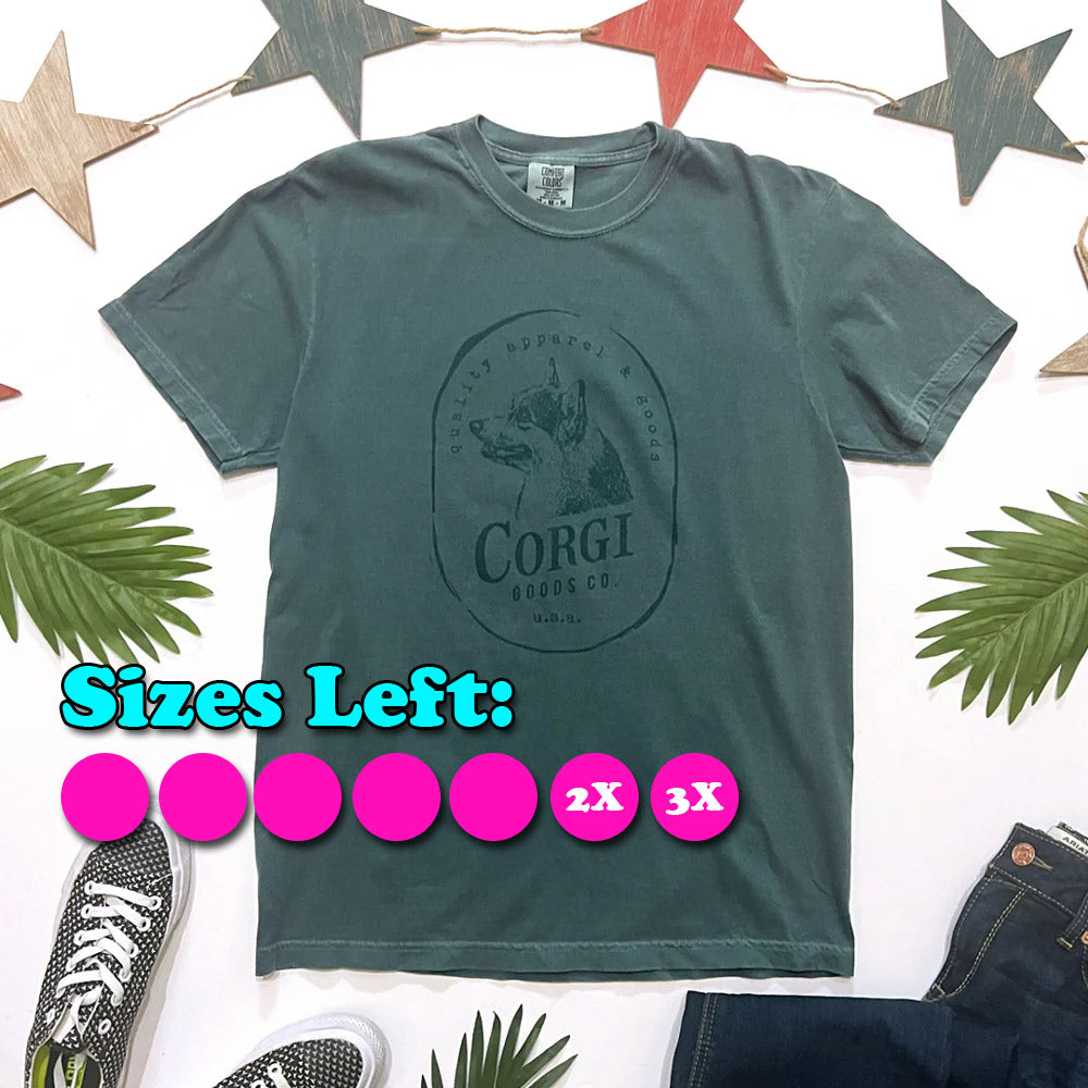 Corgi Vintage Label Short Sleeve Tee Shirt