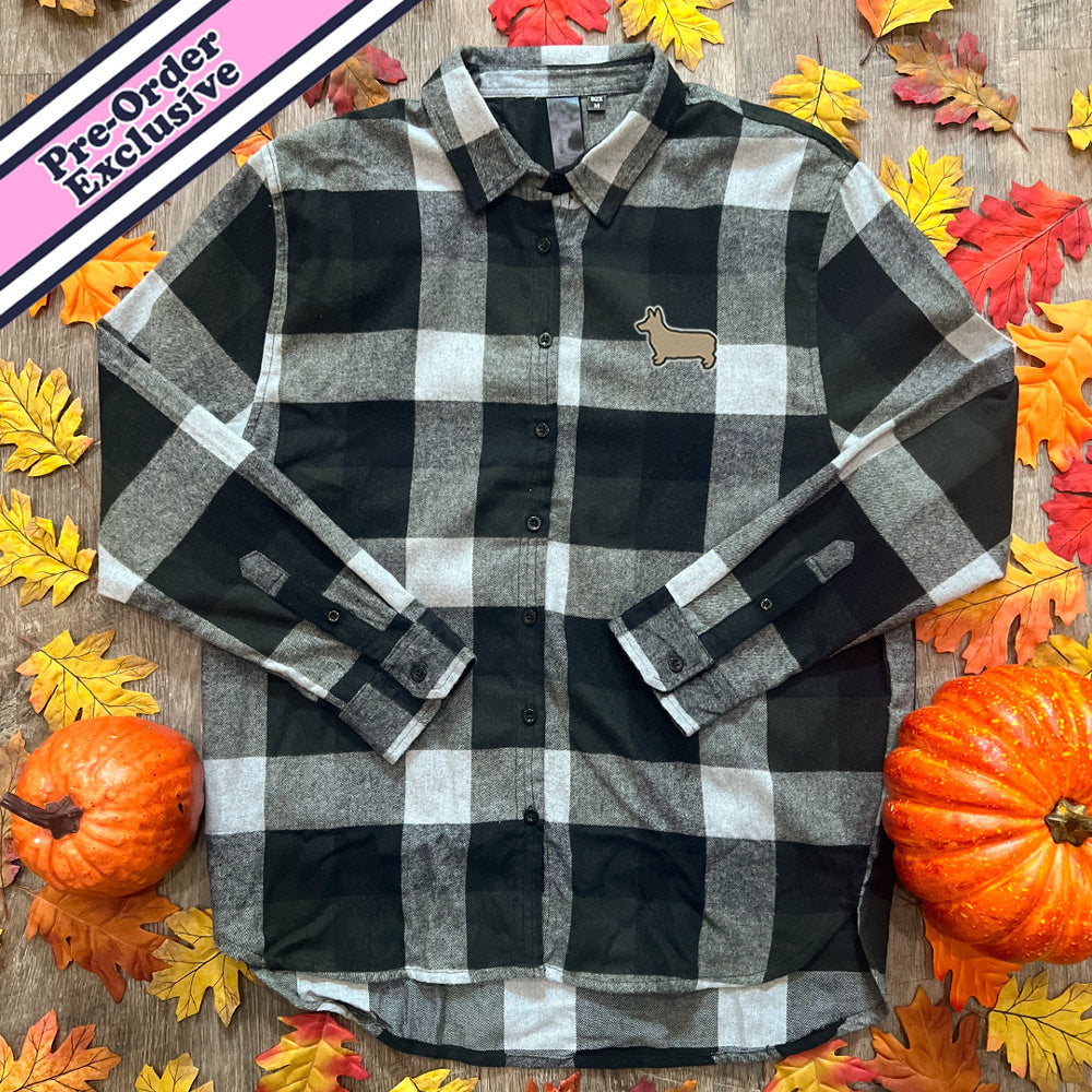 Signature Logo Ladies Flannel Shirt (Pre-Order Exclusive - November Delivery)