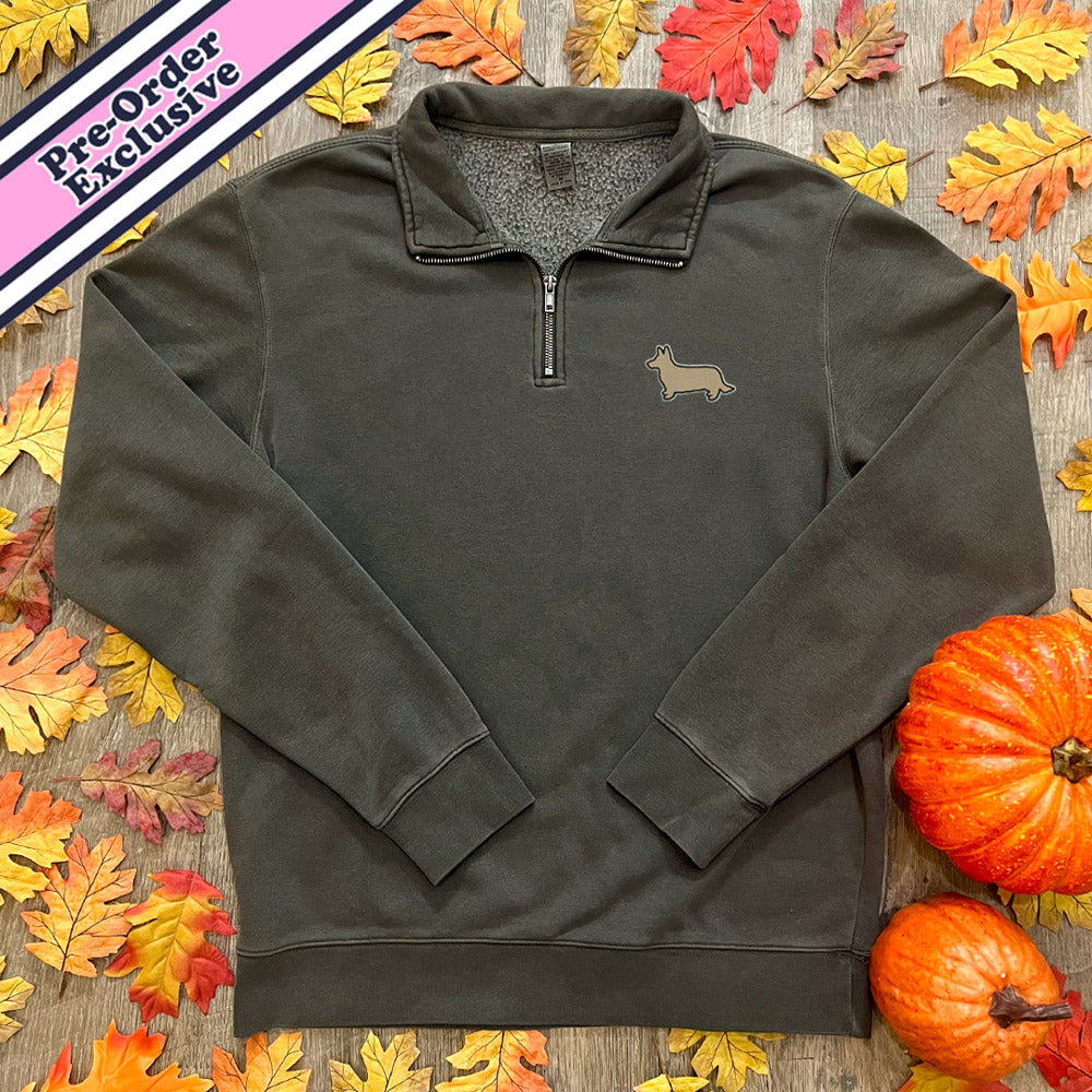 Signature Logo Quarter-Zip Pullover Sweatshirt (Pre-Order Exclusive - November Delivery)