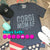 Corgi Mom AF V-Neck Short Sleeve Tee Shirt (XL Only)