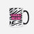 CG Corgi Mom Zebra Print Jumbo Mug