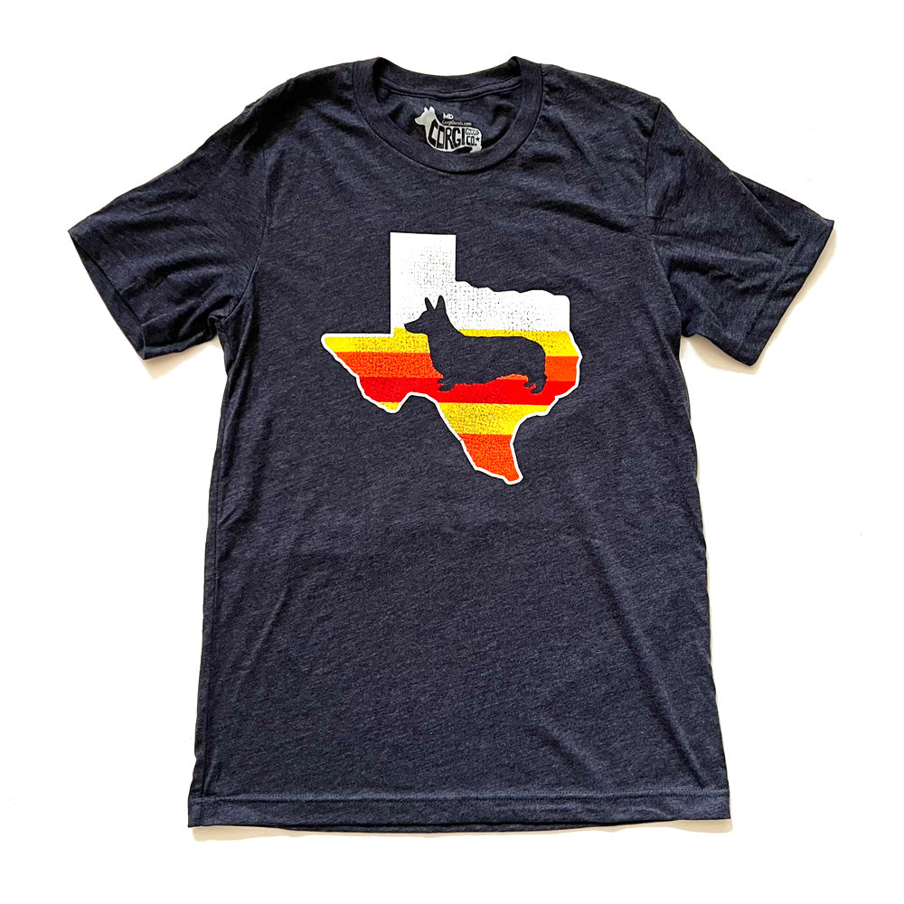 CG Space City Texas Corgi Short Sleeve Tee