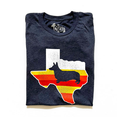CG Space City Texas Corgi Short Sleeve Tee