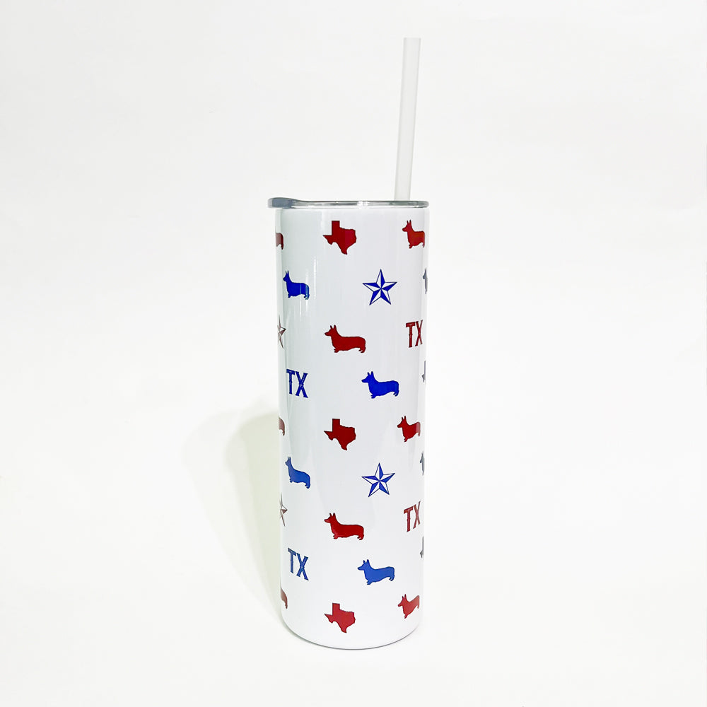Texas State 20oz Skinny Tumbler