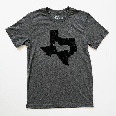 CG Texas State Corgi Short Sleeve Tee