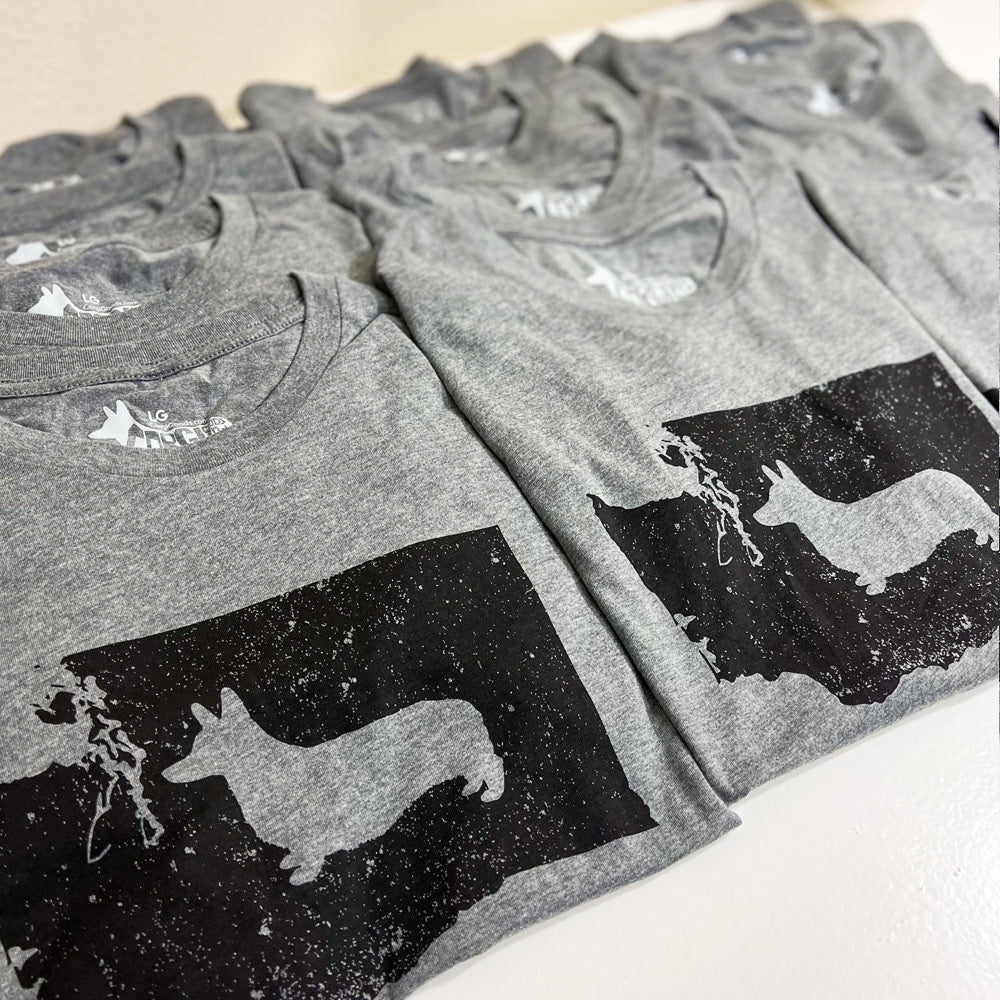 Washington State Corgi Short Sleeve Tee