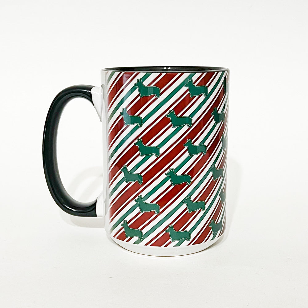 Candy Cane Corgi Jumbo Mug (Limited Time)
