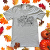 CG Corgi Pumpkin Patch V-Neck Tee Shirt
