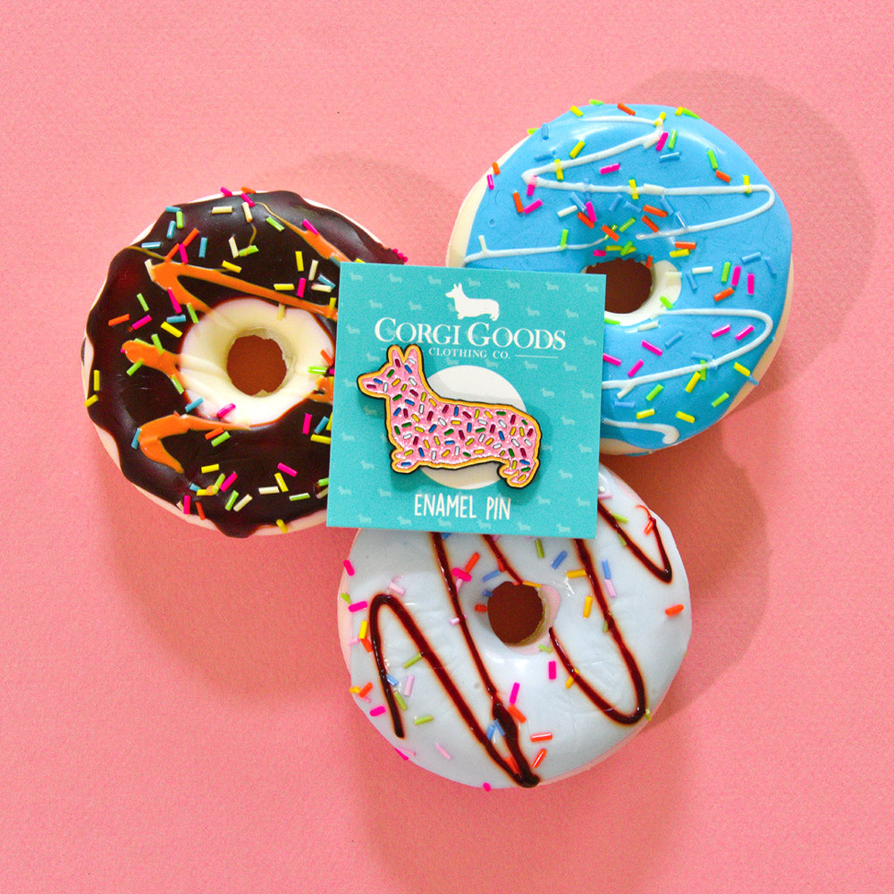 Signature Series Donut Corgi Enamel Pin