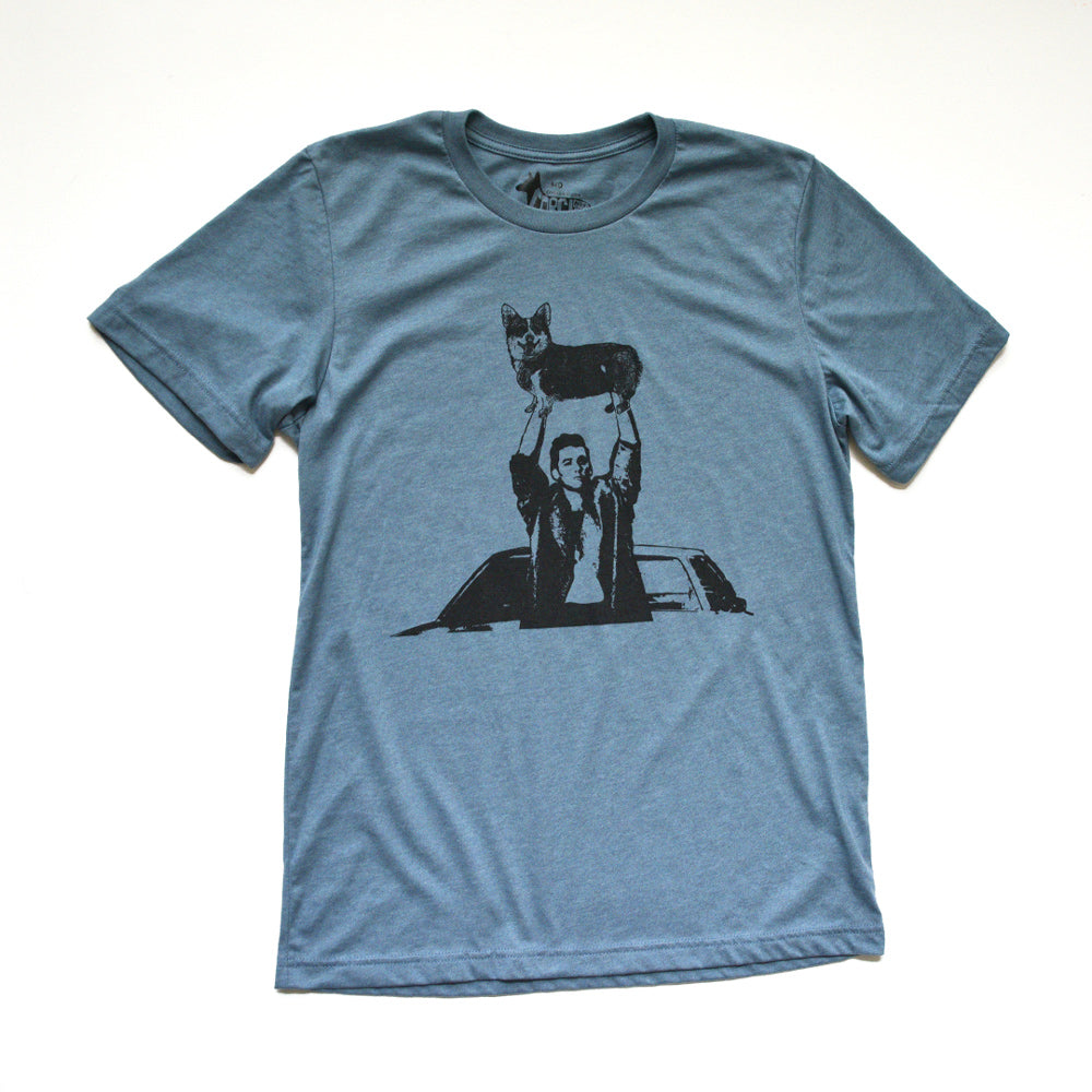 Corgi Goods Say Corgi Things Retro Short Sleeve Tee Shirt - The Corgi Goods Co.