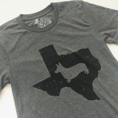 CG Texas State Corgi Short Sleeve Tee