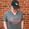 Corgi Mom V-Neck Tee Shirt