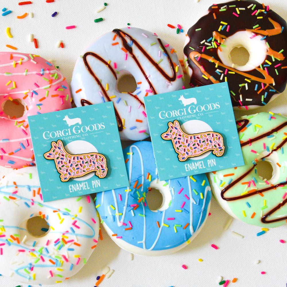 Signature Series Donut Corgi Enamel Pin