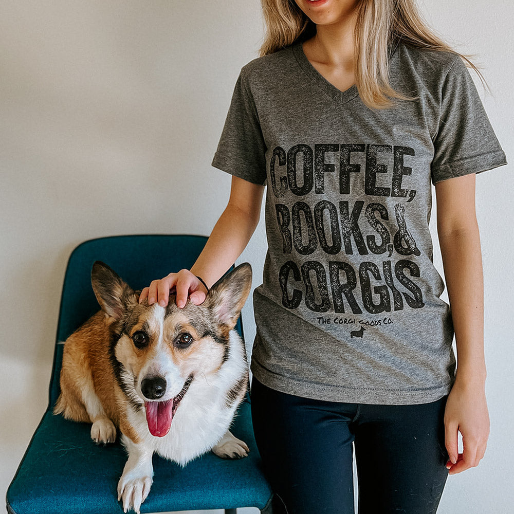 Evening Plans V-Neck Tee Shirt (Coffee Version)